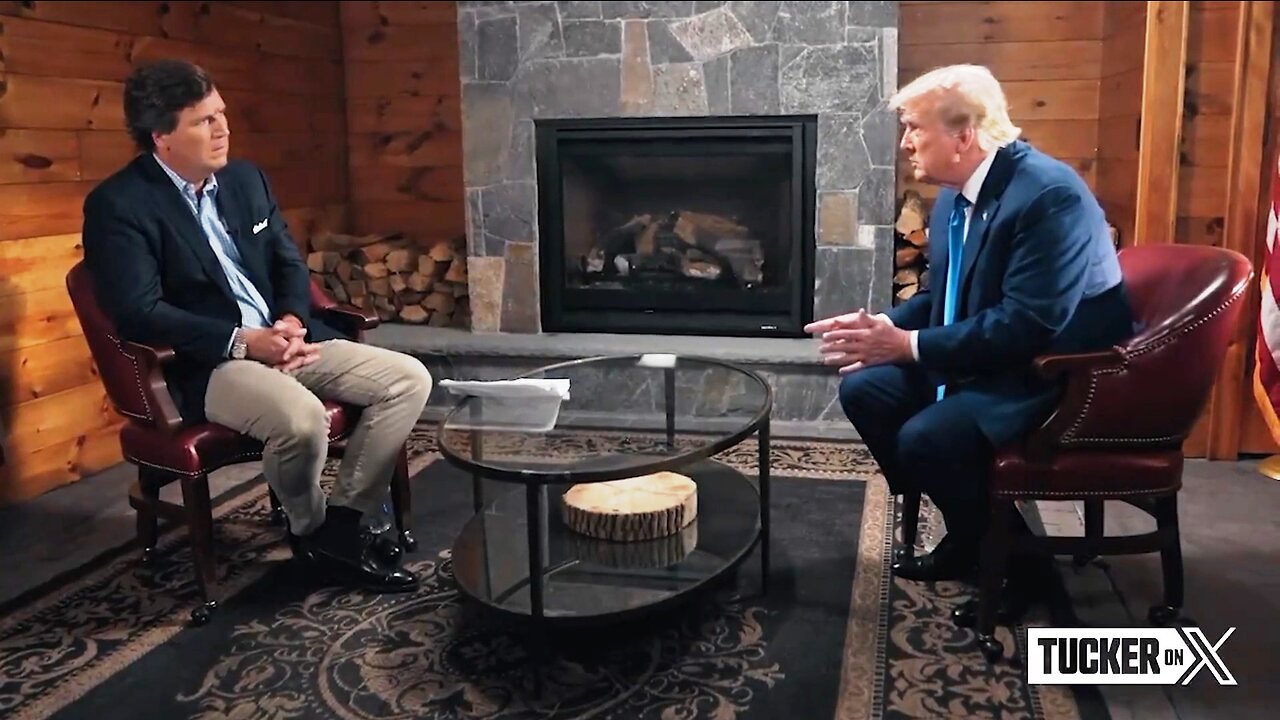 President Donald J.Trump Interview With Tucker Carlson Twitter-X