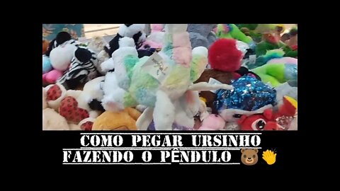 PEGUEI O URSINHO DE FORMA INÉDITA NO PÊNDULO, NUNCA VISTO ANTES NO YOUTUBE🐻👏🐻👏