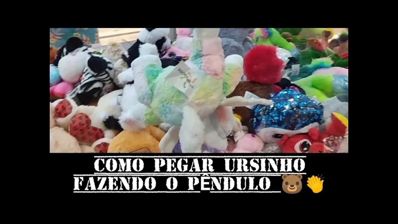 PEGUEI O URSINHO DE FORMA INÉDITA NO PÊNDULO, NUNCA VISTO ANTES NO YOUTUBE🐻👏🐻👏