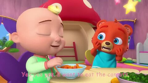 Yes yes vegetables| (baby animal version| KidzCartoons