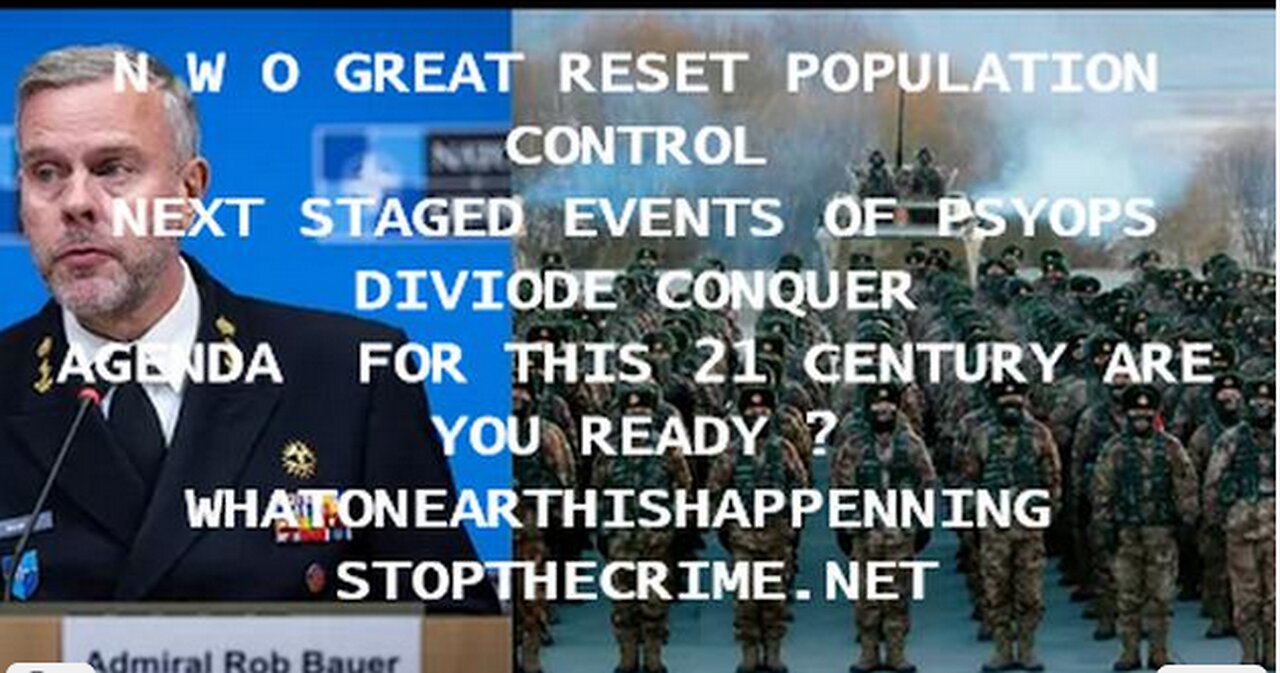 NEW WORLD ORDER UN AGENDA FOR THIS 21 GREAT RESET YOUR SOUL ARE YOU READY ?