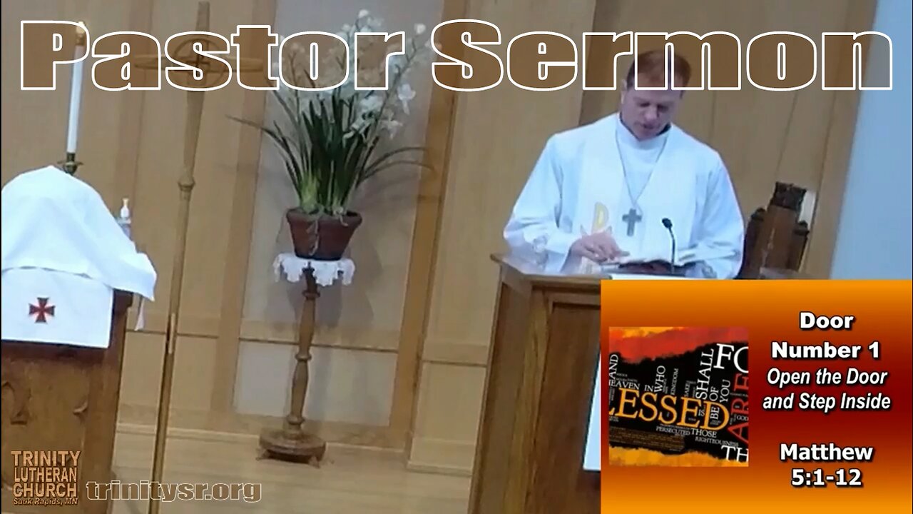 2023 02 19 Feb 19th Pastor Sermon Trinity Lutheran Sauk Rapids MN