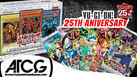 Yugioh 25th Anniversary New Products and Original Pack Reprints!!