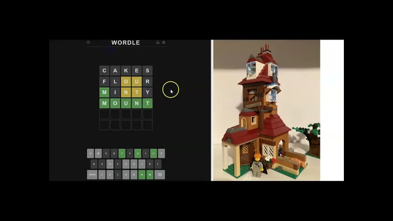 SPOILER ALERT: Wordle of the Day for 1/28/22 ... Happy International Lego Day!