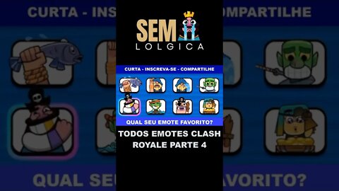 TODOS EMOTES CLASH ROYALE PARTE 4