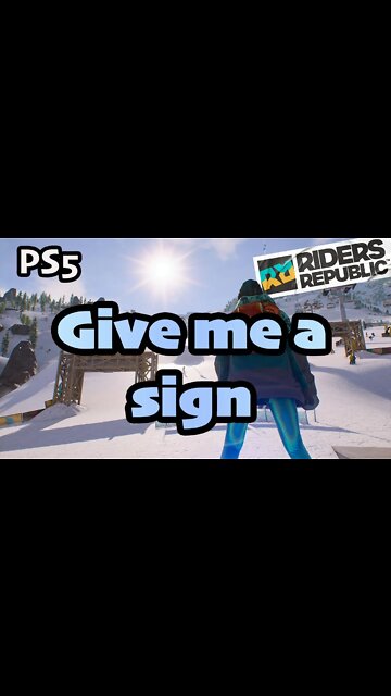 Give me a sign RIDERS REPUBLIC #shorts