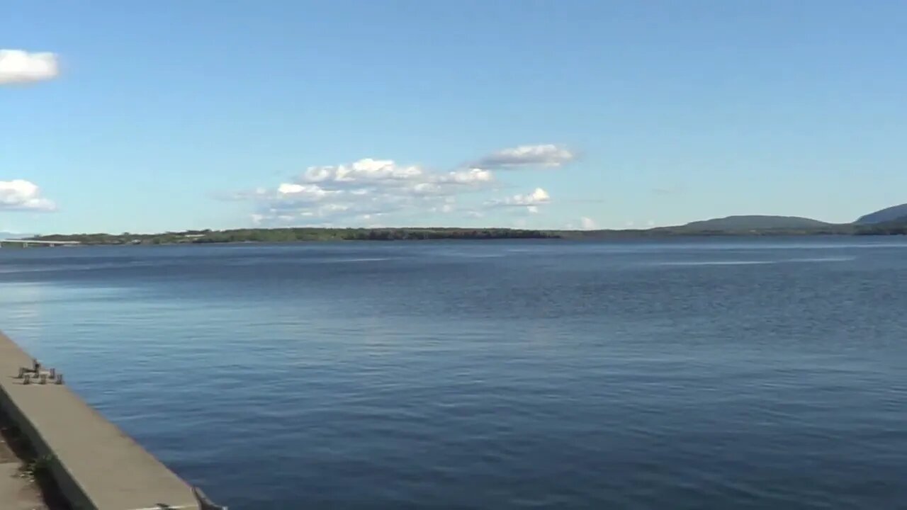 Lake Champlain From Port Henry NY Pier