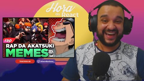 (REACT) Rap da Akatsuki (7 Minutoz/Naruto) - VERSÃO MEMES ( Sumeno )