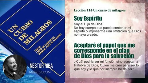 Lección 114 de Un Curso de Milagros