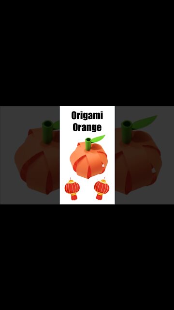 Origami Orange #shorts