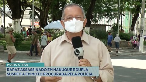 Morto a tiros: rapaz assassinado em Nanuque e dupla suspeita em moto procurada pela polícia