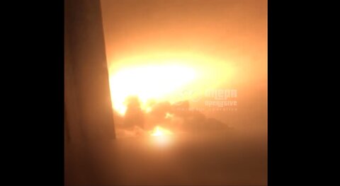 5 Ukraine Clips: 1 of Day Missile Attacks, 1 Tank Hit, and 3 of Ukraine on Fire from Bombing