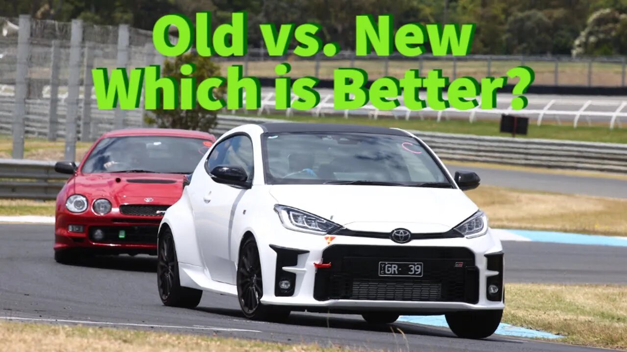 Celica GT4 ST205 vs GR Yaris @ Sandown International Motor Raceway