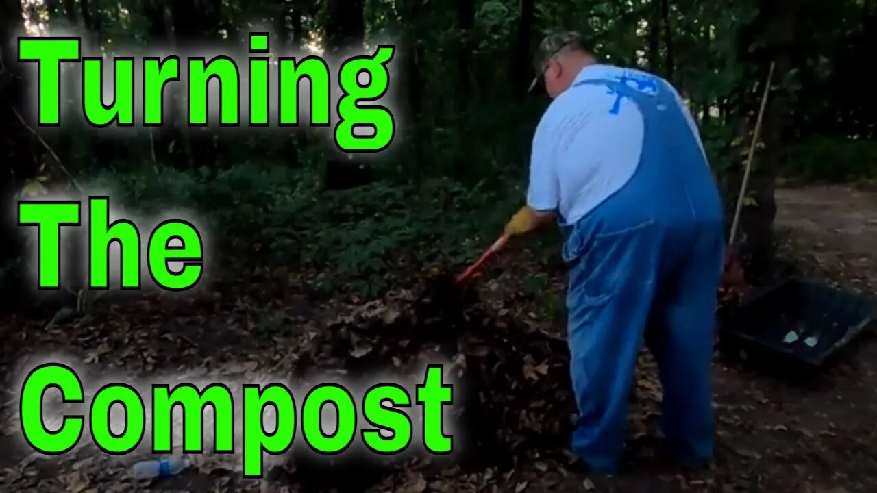 First Time Turning The Compost