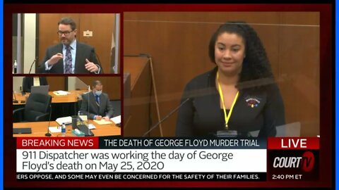 George Floyd Trial - Another Bad Gov Employee Witness - 911 Operator Watching TV