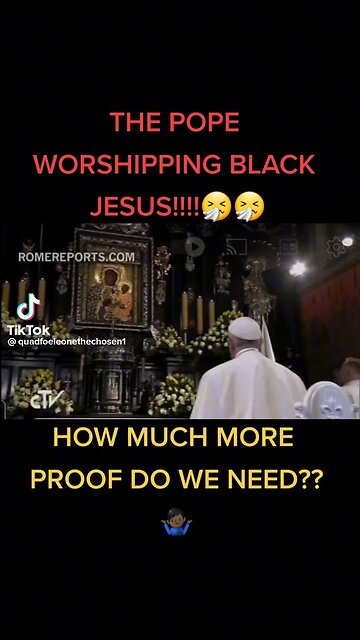 Black jeaus how much more proof do you need