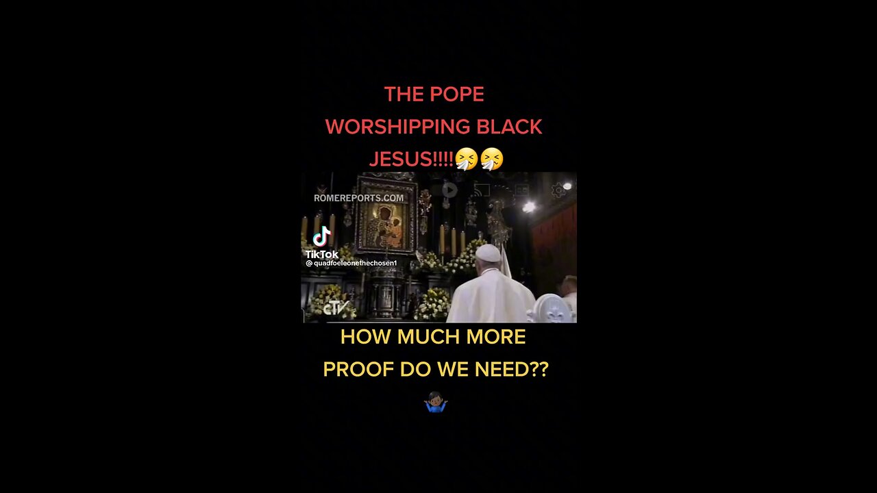 Black jeaus how much more proof do you need