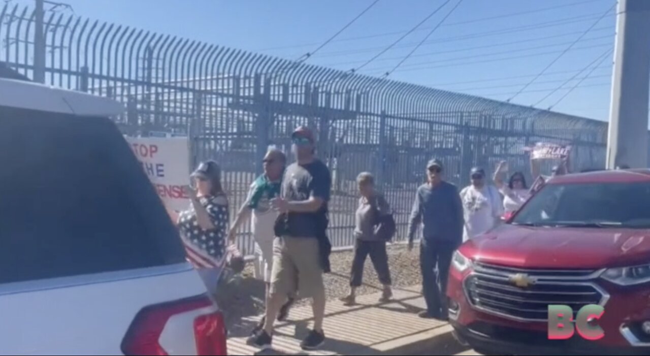 Dozens of people protest outside Maricopa County elections center; sheriff highlights security