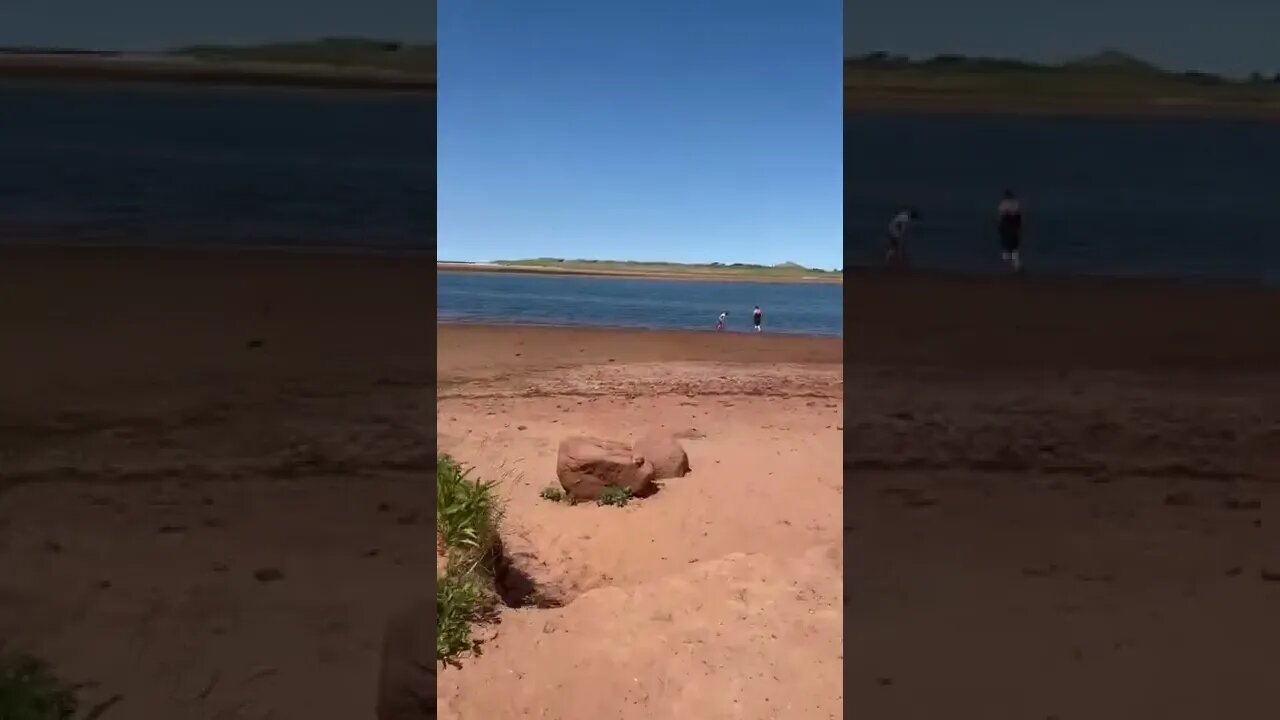 The large Tracadie beach on PEI