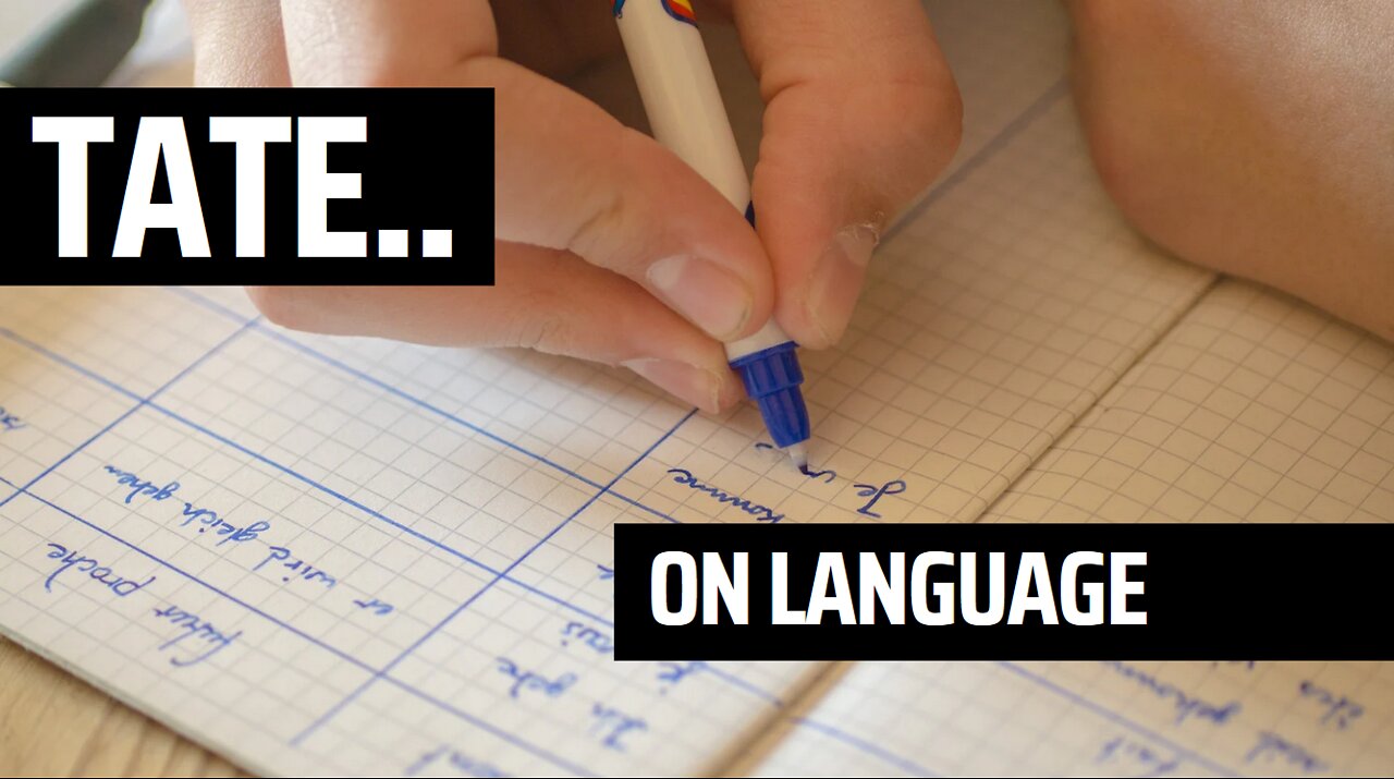 Tate on language