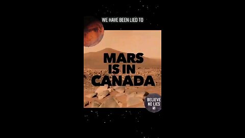 Mars is in Canada 👇 🔗 THE FLAT EARTHER ❌🌎 (t.me/theflateartherr)