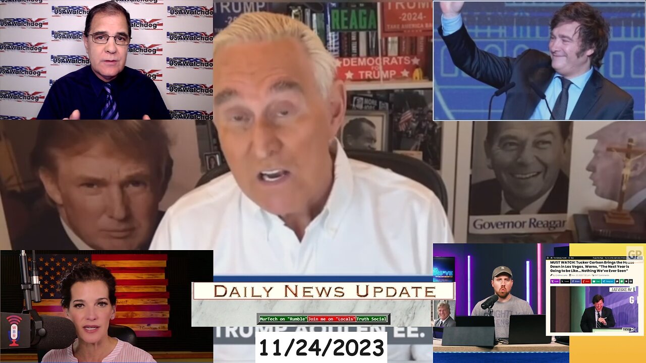 ROGER STONE, USA Watchdog: Thanksgiving Message/WNW, Wendy Bell, Gateway Pundit | EP1026