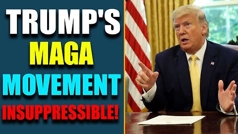 TRUMP'S MAGA MOVEMENT INSUPPRESSIBLE! GOP IS IN DISARRAY!