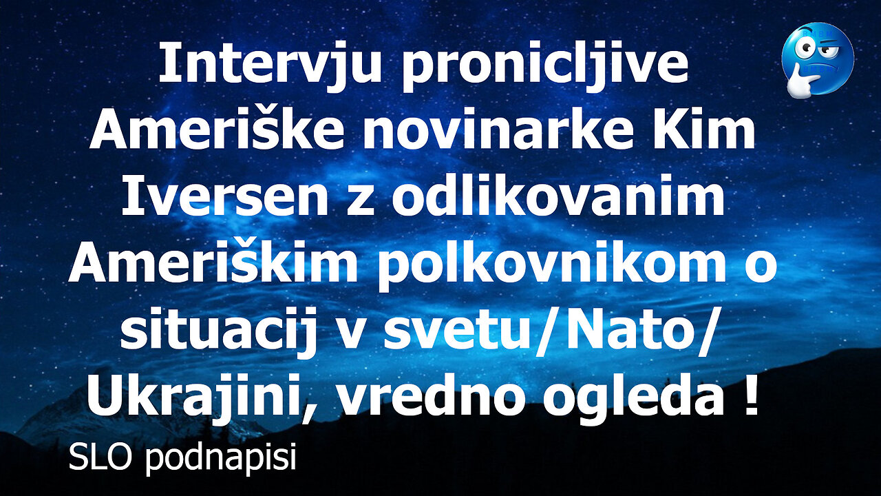Ameriška novinarka debatira z upokojenim polkovnikom kakšno je dejansko stanje zahoda