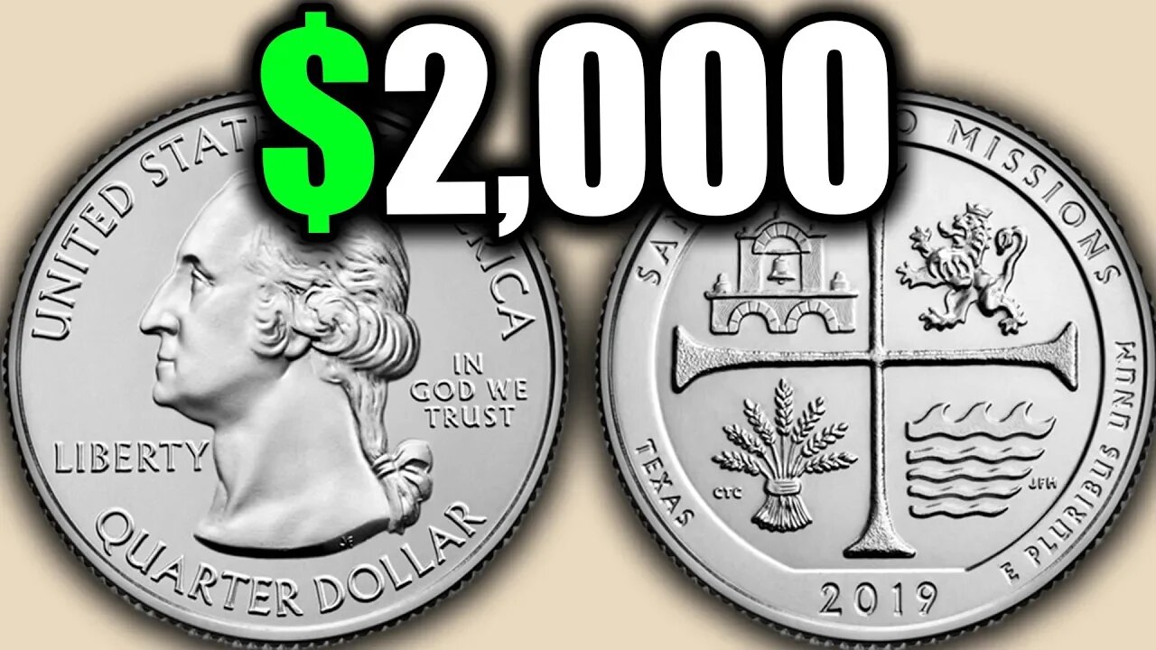 HURRY! IF YOU FIND THIS QUARTER YOU CAN GET $2,000 FOR THE COIN!