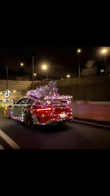Christmas car