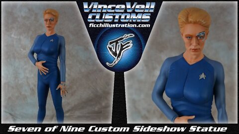 Seven of Nine Star Trek Sidshow custom Statue