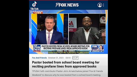 Pastor John Amanchukwu on FOX NEWS with Pete Hegseth