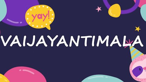 Happy Birthday to Vaijayantimala - Birthday Wish From Birthday Bash