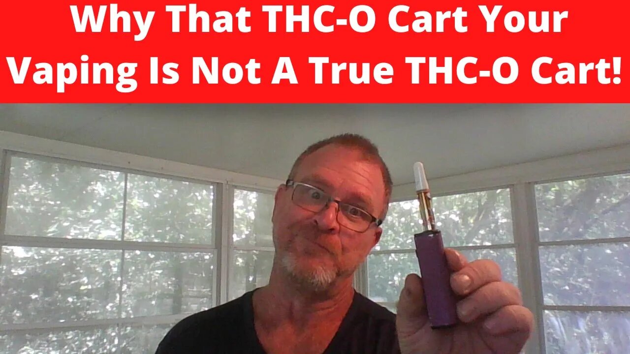 Why That THC-O Cart Your Vaping Is Not A True THC-O Cart!