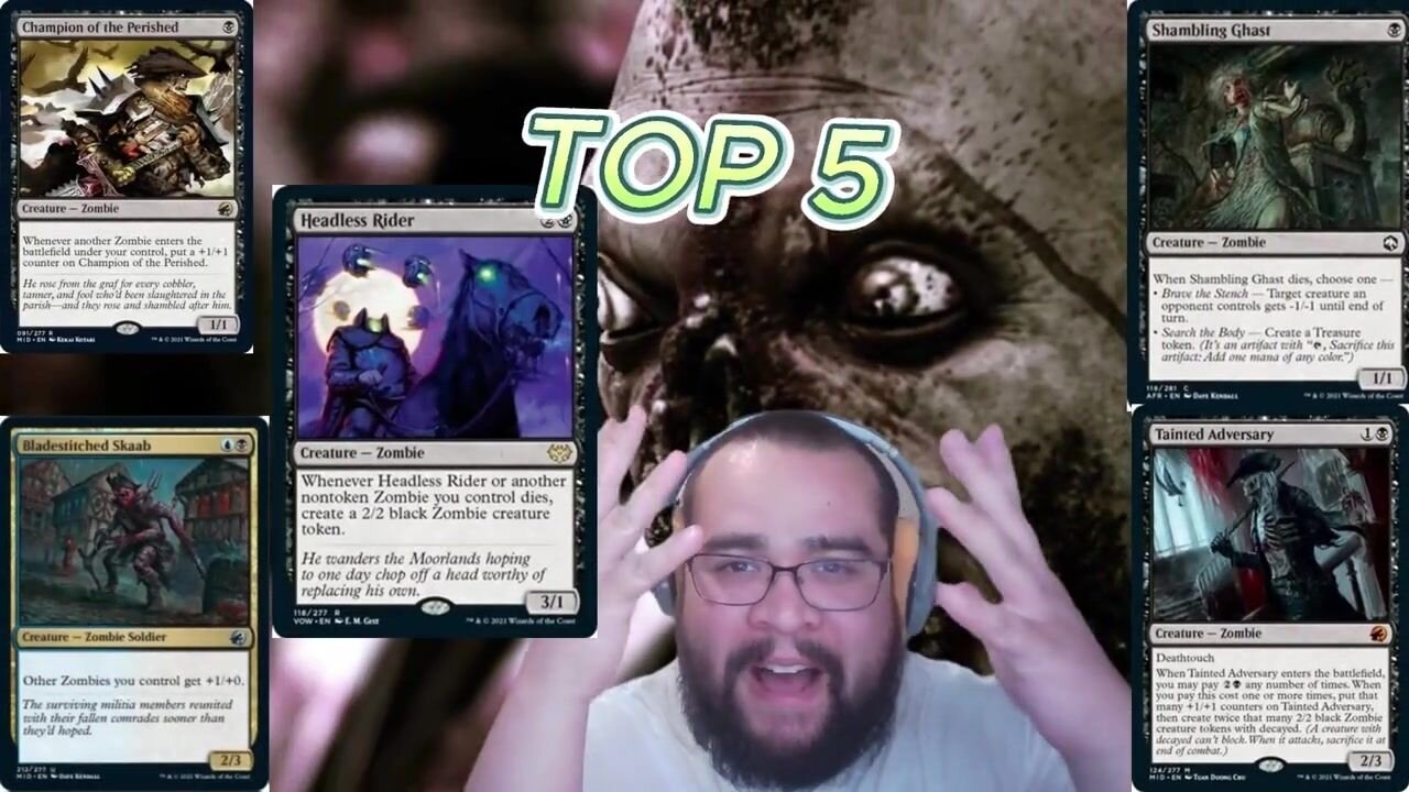 TOP 5 ZOMBIES CARDS FOR YOUR DECK, MAGIC THE GATHERING