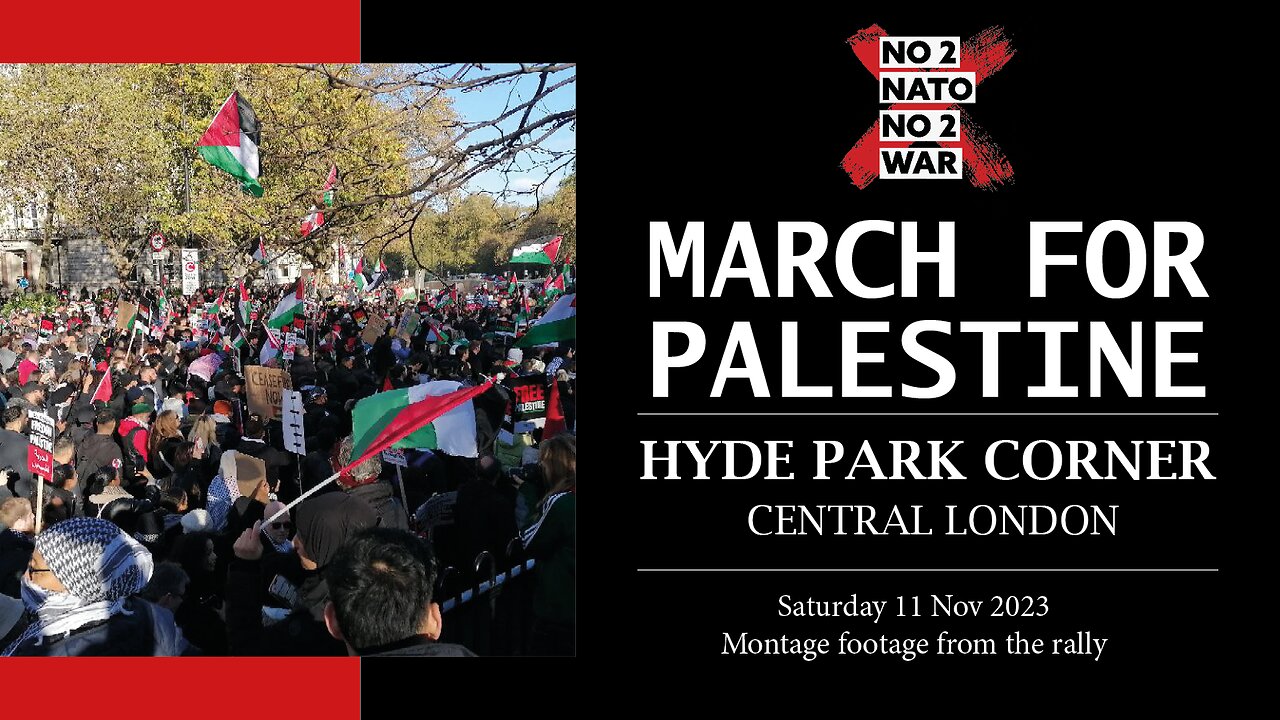 March for Palestine - central London Saturday 11 November