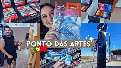 A MAIOR LOJA DE ARTE DE PORTUGAL | COMPRAS DE MATERIAL DE ARTE