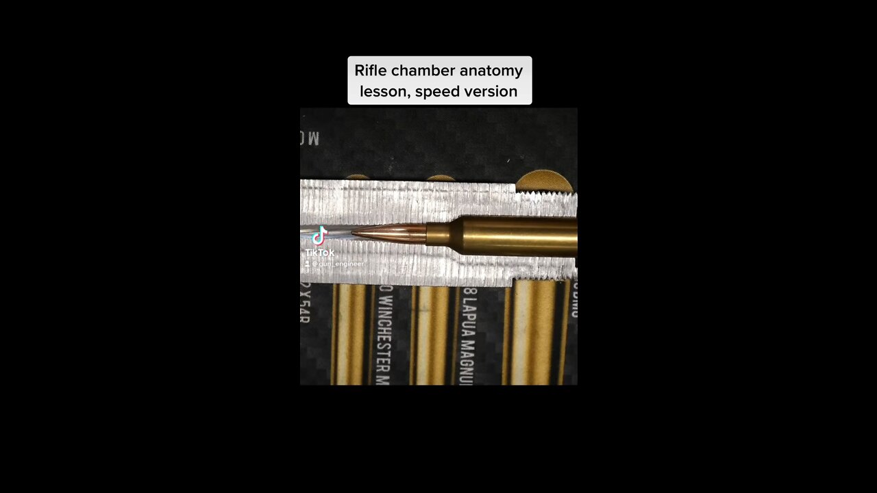 Rifle chamber anatomy crash course