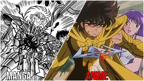10 DIFERENÇAS ENTRE O MANGÁ E O ANIME DE CAVALEIROS DO ZODÍACO!