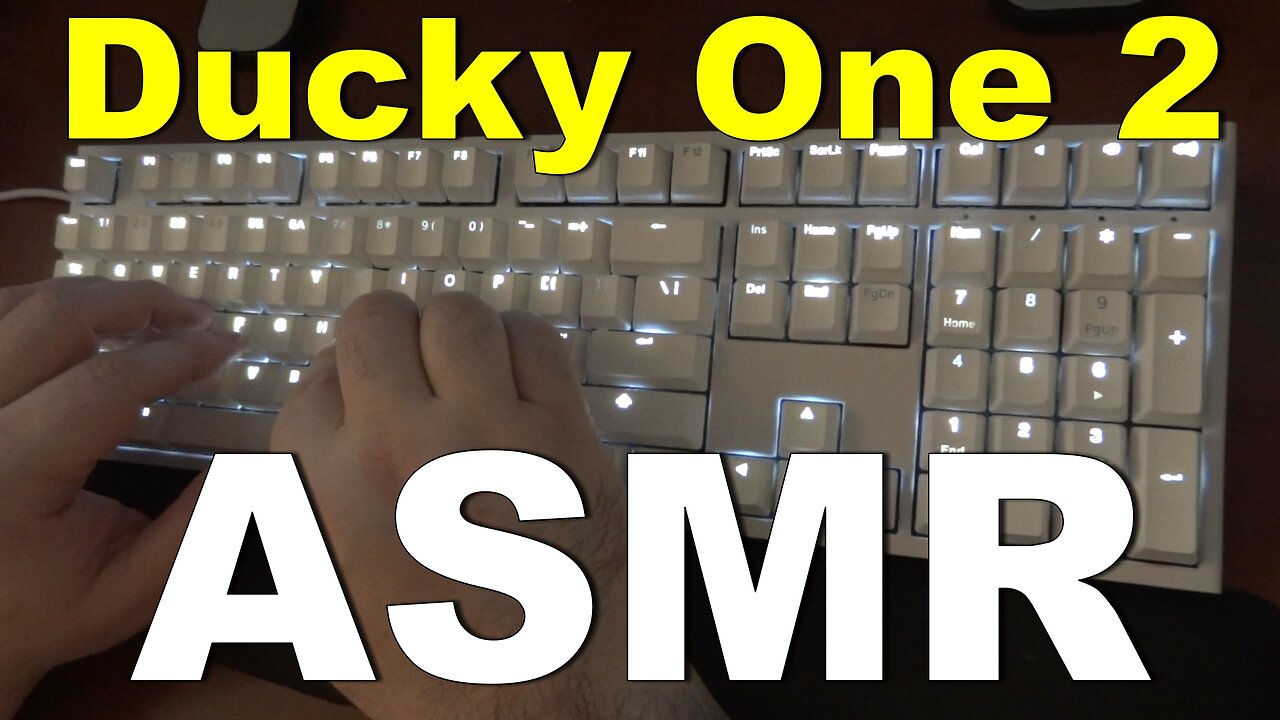 Ducky One 2 ASMR on Cherry MX Brown switches