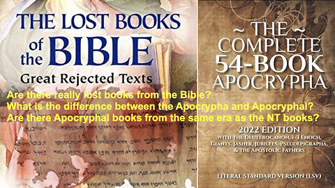 002 Lost Books of the Bible?