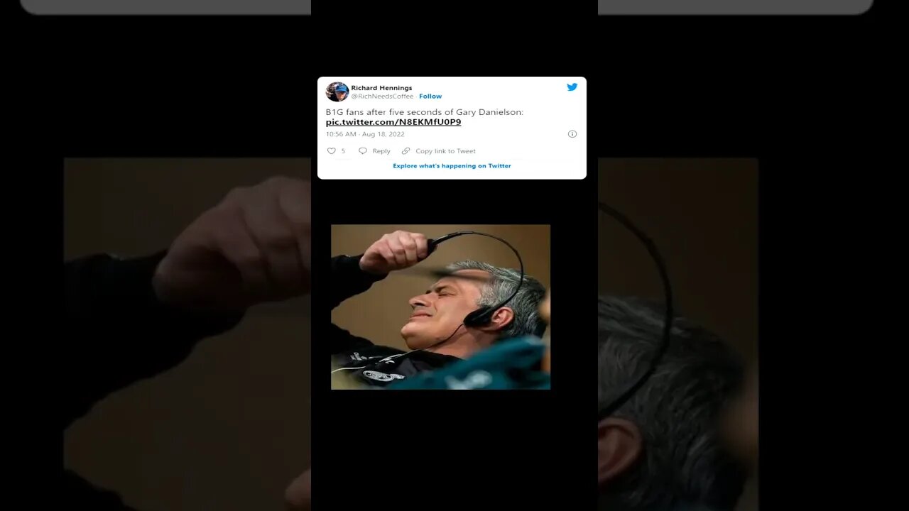 Fans started firing off tweets about Gary Danielson after CBS partnership with the big ten