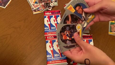 1990-91 Hoops Series 2 basketball box break pack battle. Kid 1.0 vs Kid 2.0