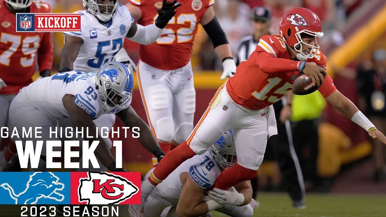 Detroit Lions vs. Kansas City Chiefs Game Highlights | NFL 2023 Week 1