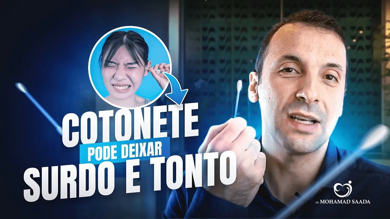 Cotonete Pode te Deixar Surdo e Tonto. Saiba Como Utilizar Corretamente a Haste Flexível!