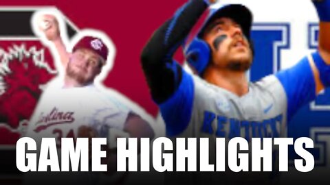 Kentucky vs South Carolina Highlights (GAME 3) | 2022 College Baseball