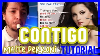 CONTIGO - MAITE PERRONI - Tutorial flauta doce com cifras melódicas