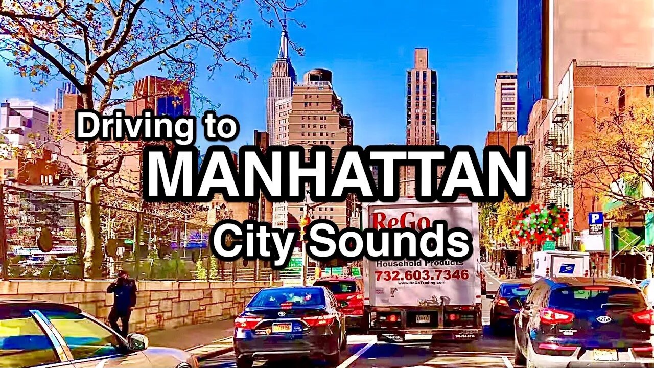 Driving To Manhattan | New York City Sounds - LIE to Midtown Manhattan FDR ￼