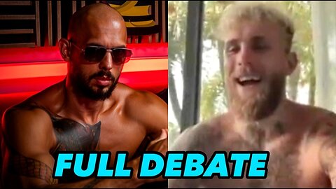 Andrew Tate VS Jake Paul (FULL DEBATE) - Live on Stream