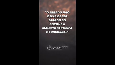 Errado ou certo ???